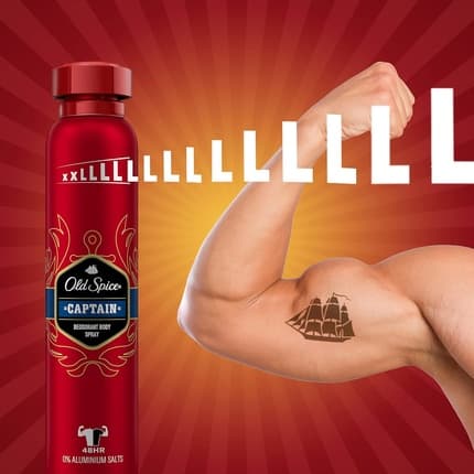 Old Spice Captain Deodorant Body Unisexe