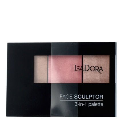 IsaDora Face Sculptor 3 - in - 1 Palette 62 Cool Pink 12g - Maison des fragrances