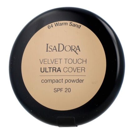 IsaDora Velvet Ultra Cover Compact Powder SPF 20 7.5g 64 Warm Sand - Maison des fragrances