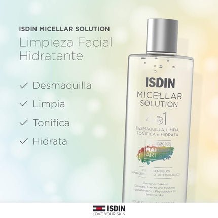 ISDIN Micellar Water 4 in 1 - Pack of 400ml + 100ml Travel Version - Maison des fragrances