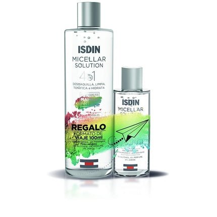 ISDIN Micellar Water 4 in 1 - Pack of 400ml + 100ml Travel Version - Maison des fragrances