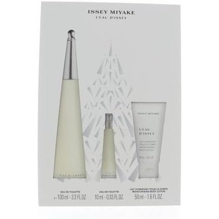 Issey Miyake L'eau D'issey 3 Piece Gift Set: Eau De Toilette 100ml - Body Lotion - Maison des fragrances