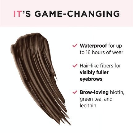 IT Cosmetics Brow Power Filler Universal Dark Brunette Volumizing Tinted Fiber Brow Gel 0.14 fl oz - Waterproof Formula Lasts Up To 16 Hours - Maison des fragrances