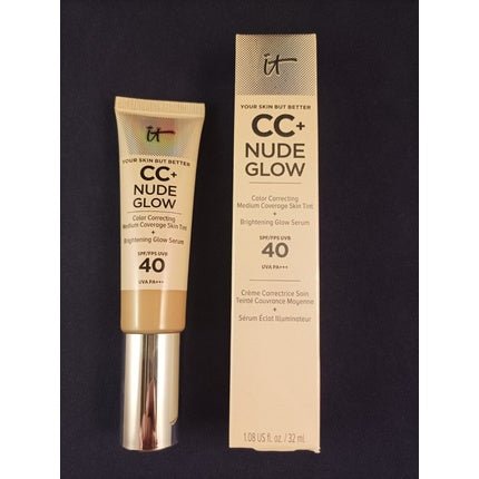 IT Cosmetics CC Nude Glow in Light Medium Coverage Skin Tint 32ml - New - Maison des fragrances
