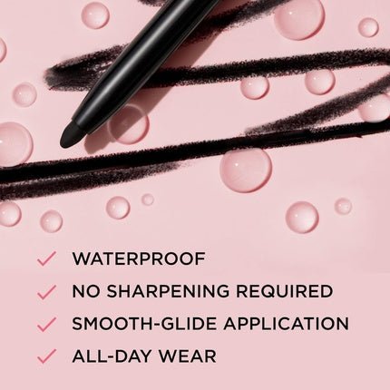 IT Cosmetics Superhero No - Tug Retractable Eyeliner All - Day Wear Waterproof Formula with Avocado Oil Chamomile Extract Vitamin E Carnauba Wax 0.008 oz Black - Maison des fragrances