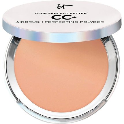 It Cosmetics Your Skin But Better CC+ Airbrush Perfecting Powder SPF 50+ Tan - Maison des fragrances