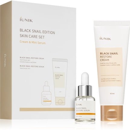 iUnik Black Snail Gift Set - Skin Regeneration - Maison des fragrances