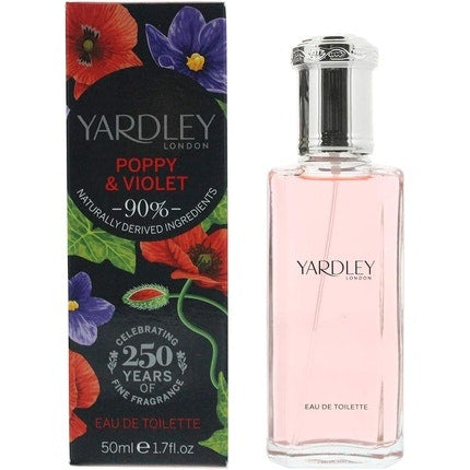 Yardley London Poppy and Violet Eau de Toilette 50ml Yardley London