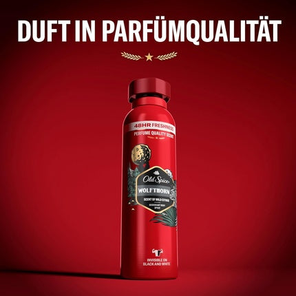 Old Spice Wolfthorn Deodorant Body Spray for Men 150ml Old Spice