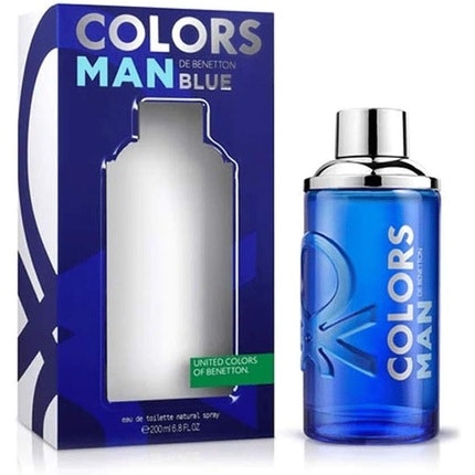 Benetton Colors Man Blue Eau de toilette  Spray 200ml United Colors Of Benetton