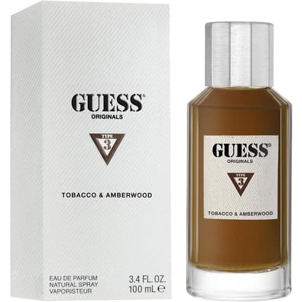 Guess Originals Type 3 Tobacco and Amberwood by Guess Eau de Parfum Homme 101 ml - Boisé