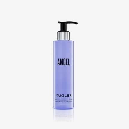 Mugler Angel Shower Gel Floral Woody Womens Scented Body Wash with Peony Praline and Wood Accord 6.7 Fl Oz Mugler