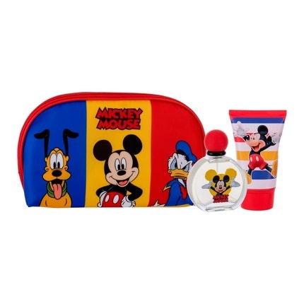 Disney Mickey Mouse Coffret - Toiletry Bag, Eau de Toilette & Shower Gel 150ml Air Val