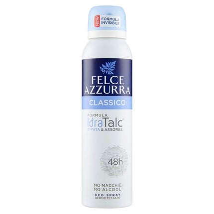 Felce Azzurra Classico Deodorant 150ml Formula Idra Talc 48h Felce Azzurra