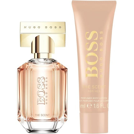 BOSS Women's BOSS The Scent For Her Festive Gift Set 30ml Eau de Parfum 50ml Body Lotion Hugo Boss