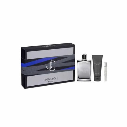 Jimmy Choo Man Eau De Toilette Spray 100ml Set 3 Pieces - Men's Fragrance Jimmy Choo