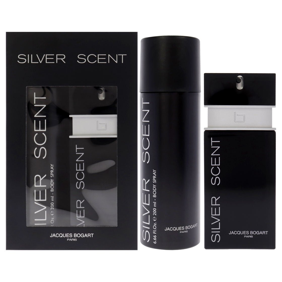 Jacques Bogart Silver Scent Body Eau de Toilette 3.33oz pour homme - Maison des fragrances