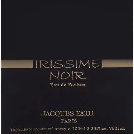 Jacques Fath Irissime Noir Eau de Parfum 100 ml - Floral - Maison des fragrances