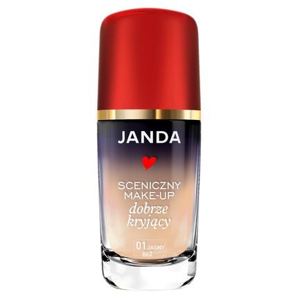 Janda Stage Foundation Concealing 01 Light Beige 30ml - Maison des fragrances