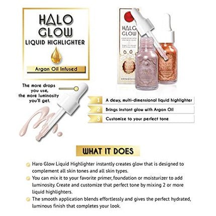 J.CAT BEAUTY Halo Glow Liquid Highlighter Moon Light - Maison des fragrances