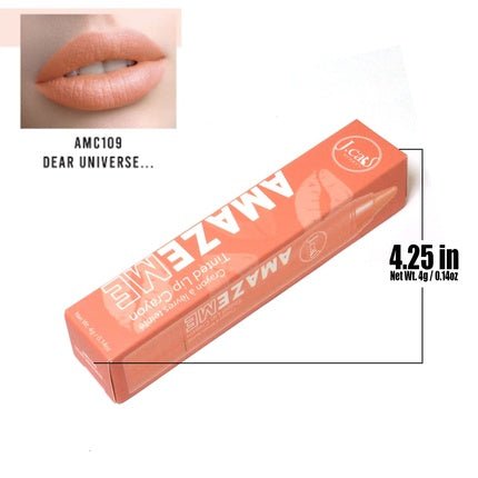 Jcat Beauty Professional AMC109 Dear Universe Amaze Me Tinted Lip Crayon - Maison des fragrances