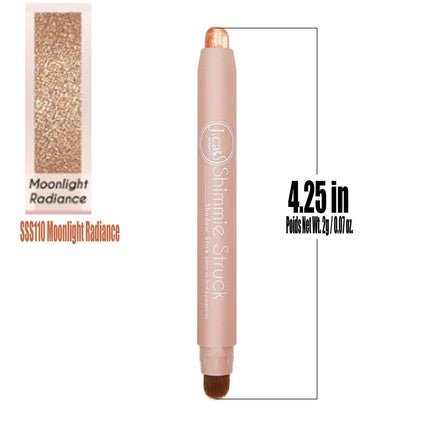 Jcat Beauty Professional SSS110 Moonlight Radiance Shimmer Struck Shadow Automatic Stick Eye Shadow Makeup Eyeshadow with Free Zipper Bag - Maison des fragrances