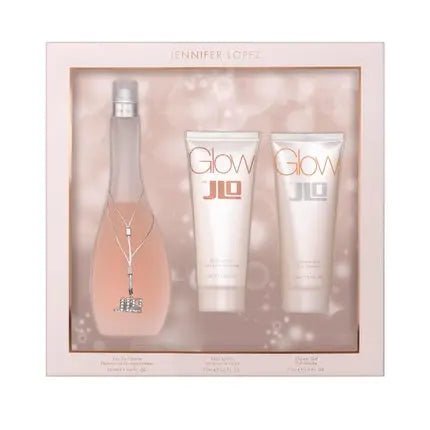 Jennifer Lopez Glow Gift Set - Shower Gel - Body Lotion Eau de Toilette 100ml Unisexe - Maison des fragrances