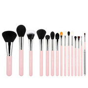 Jessup 15pcs Professional Makeup Brushes Beauty Cosmetics Powder Foundation Eyeshadow Eyeliner Blending Lip Make Up Brush Tools Pink Silver T094 Silver Pink - Maison des fragrances