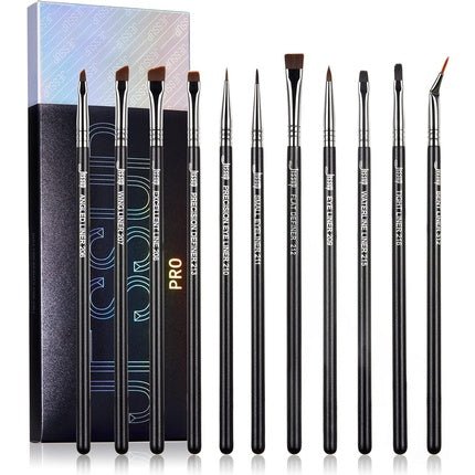 Jessup Eyeliner Brush Set Professional Eye Liner Makeup Brushes 11pcs - Maison des fragrances