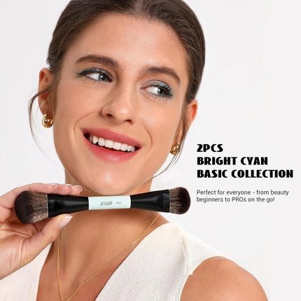 Jessup Makeup Brush Set 2 - Piece Duo - End Brush - Maison des fragrances