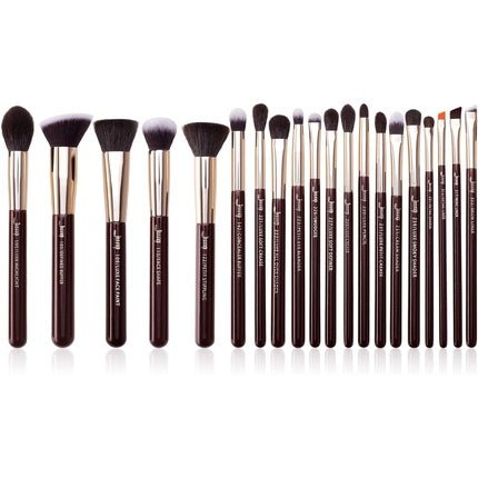 Jessup Makeup Brush Set Professional Soft Natural Bristle Foundation Eyeshadow Blending Blusher Buffer Concealer Brush Zinfandel T281 - Maison des fragrances