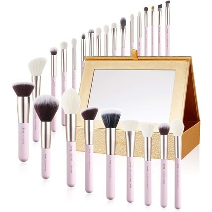 Jessup Makeup Brushes Set Professional Eyeshadow Blending Powder Foundation Blusher Concealer 25pcs with Cosmetics Storage Box - Blushing Bride T295 X - Blushing Bride+Storage Box - Maison des fragrances