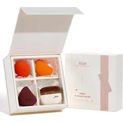 Jessup Pebble Flawless Face Kit Makeup Sponge Set T505 4 Pieces - Maison des fragrances