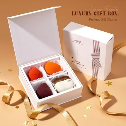 Jessup Pebble Flawless Face Kit Makeup Sponge Set T505 4 Pieces - Maison des fragrances