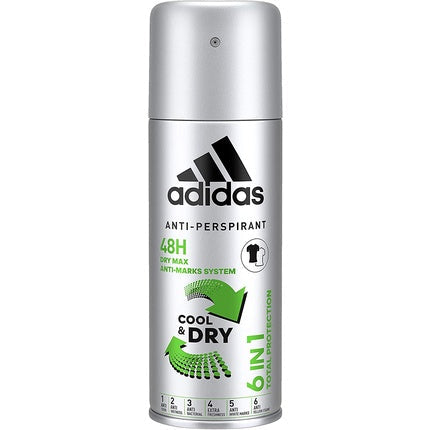 Adidas 6 in 1 Anti-Perspirant Spray For Him 150ml adidas