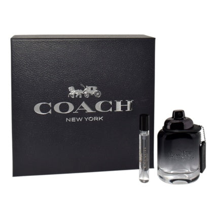 Coach Man Eau De Toilette Set - 60ml And Travel Spray 75ml Coach