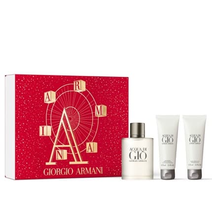 Giorgio Armani Shower Gel + + After Shave Balm Eau de Toilette pour homme