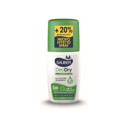 Sauber DeoDry Fresh & Dry No-Gas Deodorant Vapo Déodorant (Déo) Mixte 90ml