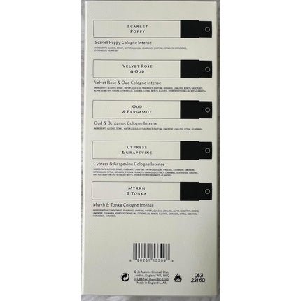 Jo Malone Cologne Intense Discovery Collection 5 Mini Perfume 1.5ml Each - Pack of 5 - Maison des fragrances