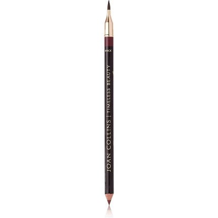Joan Collins Timeless Beauty Contour Lip Pencil and Brush Brick - Maison des fragrances