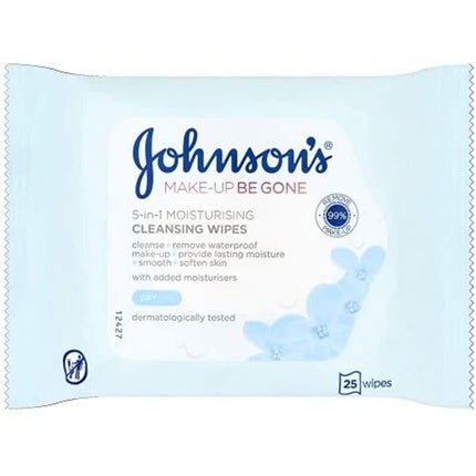 Johnson's Face Care Makeup Be Gone Moisturising 25 Wipes - Maison des fragrances