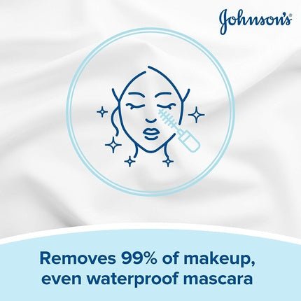 Johnson's Face Care Makeup Be Gone Moisturising 25 Wipes - Maison des fragrances