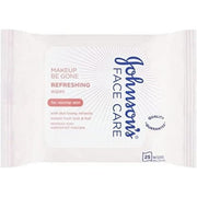Johnson's Face Care Makeup Be Gone Refreshing Wipes 25 - Maison des fragrances
