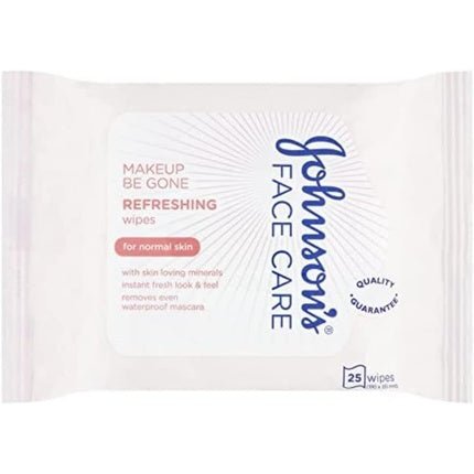 Johnson's Face Care Makeup Be Gone Refreshing Wipes 25 - Maison des fragrances