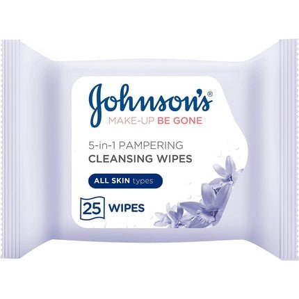 Johnson's Make Up Be Gone Pampering Wipes Moonflower 25 Count - Maison des fragrances