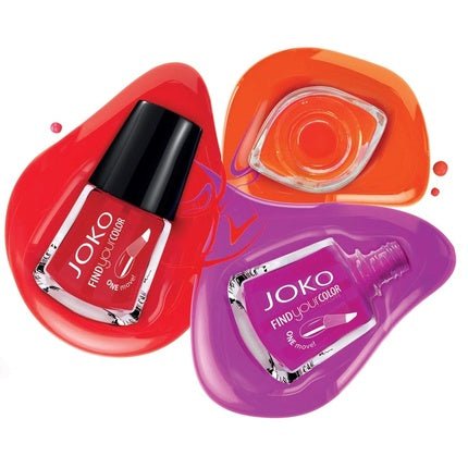 Joko Find Your Color Nail Polish With Vinyl 104 Cotton Candy 10ml - Maison des fragrances