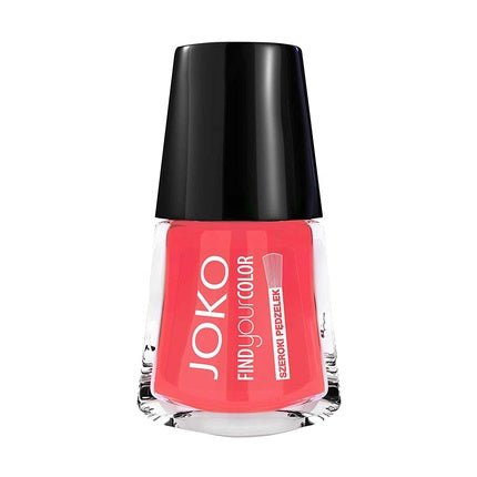 Joko Find Your Color Nail Polish With Vinyl 110 Paradise Coral Matte 10ml - Maison des fragrances