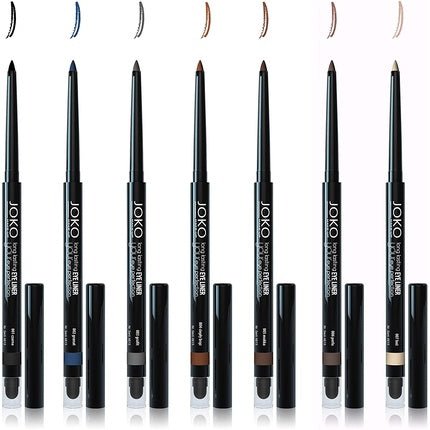 JOKO Long Lasting Eye Liner Automatic with Sharpener and Smudger 002 Dark Blue - Maison des fragrances