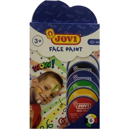 Jovi Children's Cream Makeup Soft Texture Easy to Apply Oil - Based 8ml Assorted Colors - Set of 6 - Maison des fragrances