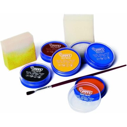 Jovi Face Paint Set Zoo 6 Bottles 8ml Assorted Colors and Accessories - Maison des fragrances
